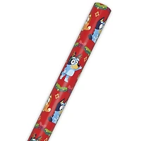 Bluey and Bingo on Red Christmas Wrapping Paper Roll, 25 sq. ft. for only USD 4.99 | Hallmark