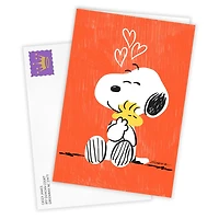 Peanuts® Snoopy and Woodstock Sharing a Hug Custom Card for only USD 4.99 | Hallmark