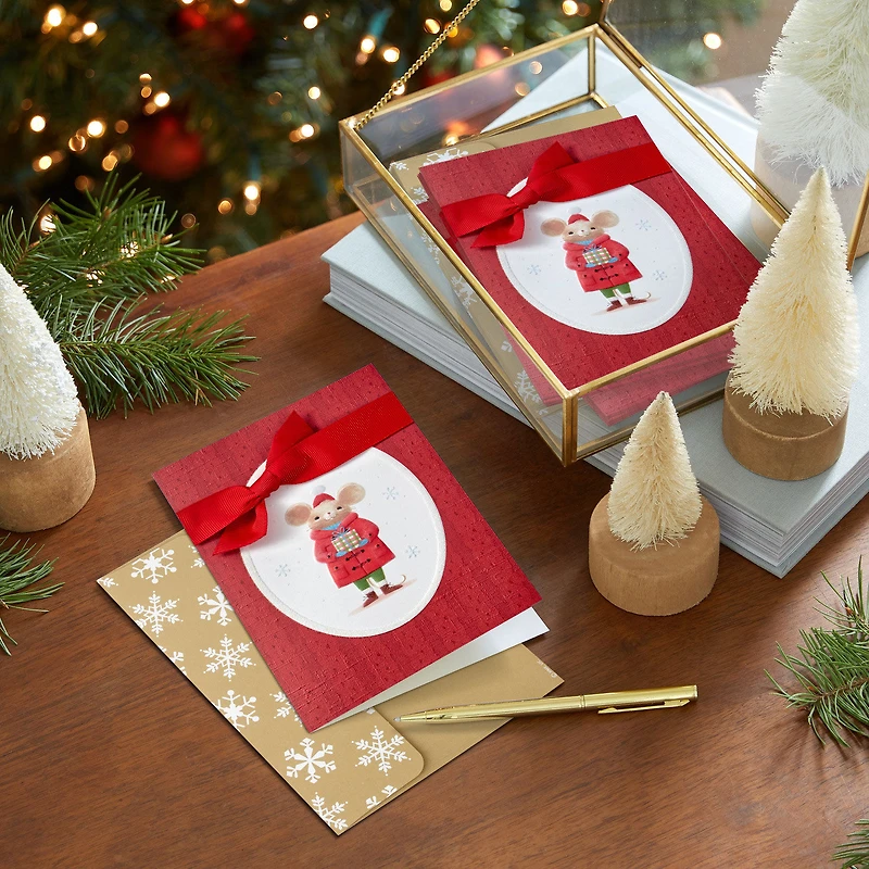 Sweet Holiday Mouse Boxed Christmas Cards, Pack of 12 for only USD 20.49 | Hallmark