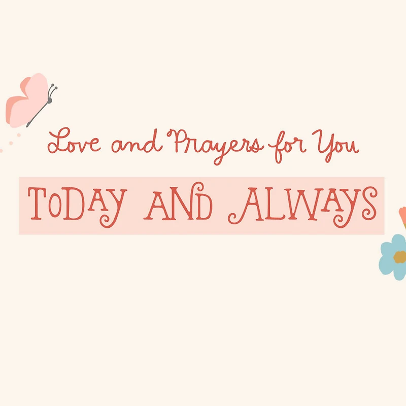 Love and Prayers Today and Always Baptism Card for Goddaughter for only USD 3.99 | Hallmark