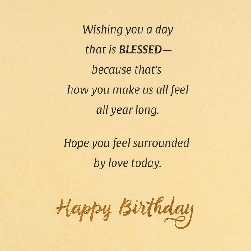 Wishing You Love, Peace, Joy Birthday Card for Mother for only USD 4.99 | Hallmark