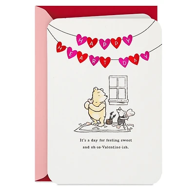 Disney Winnie the Pooh Happy Heart Day Valentine's Day Card for only USD 2.99 | Hallmark