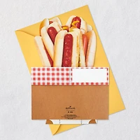 Hope Today Is a Real Wiener Hot Dog Bouquet Funny 3D Pop-Up Card for only USD 7.99 | Hallmark