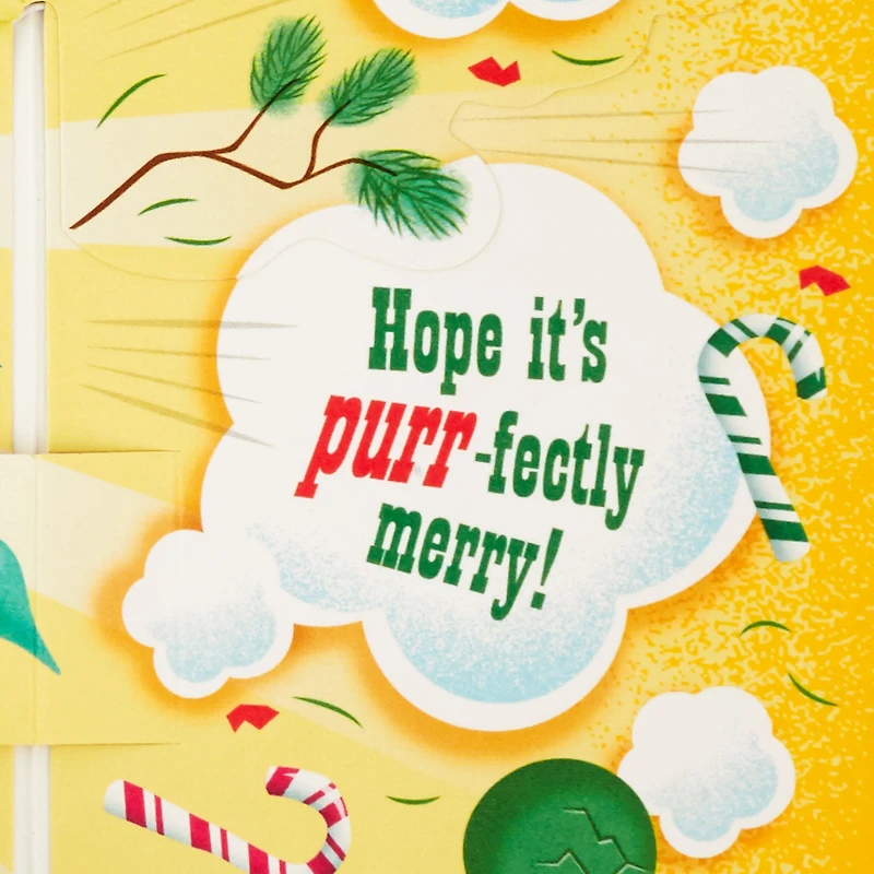 Cat Destroying Tree Funny Musical Pop-Up Christmas Card for only USD 8.99 | Hallmark
