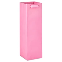 13" Solid Pink Wine Gift Bag for only USD 3.49 | Hallmark