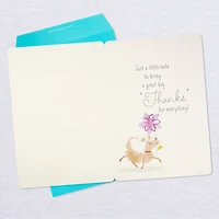 16" Dog With Flowers Jumbo Thank-You Card for only USD 9.99 | Hallmark