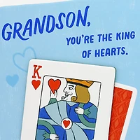 You're the King of Hearts Birthday Card for Grandson for only USD 6.99 | Hallmark