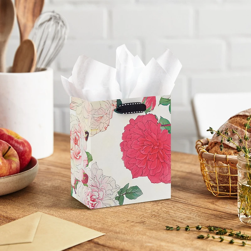 6.5" Illustrated Roses Small Gift Bag for only USD 2.49 | Hallmark