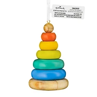 Stacking Rings Baby Toy Wood Hallmark Ornament for only USD 14.99 | Hallmark