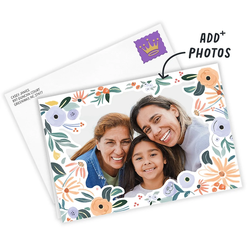 Modern Blooms Frame Custom Mother's Day Card for only USD 4.99 | Hallmark
