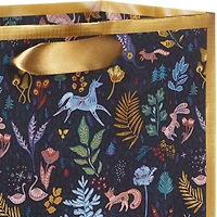 9.6" Colorful Holiday Toile on Navy Medium Gift Bag for only USD 3.99 | Hallmark