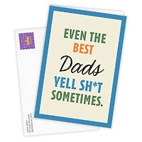 Even the Best Dads Swear Funny Custom Father's Day Card for only USD 4.99 | Hallmark
