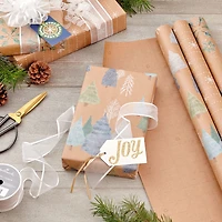 Winter Nature Kraft Prints 3-Pack Christmas Wrapping Paper, 90 sq. ft. for only USD 16.99 | Hallmark