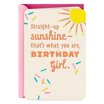 Straight-Up Sunshine Birthday Card for Her for only USD 2.99 | Hallmark