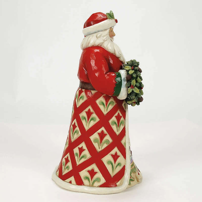 Jim Shore Heartwood Creek Christmas at the Lodge Santa Figurine, 10" for only USD 84.99 | Hallmark