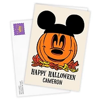 Disney Mickey Mouse Ears Pumpkin Custom Halloween Card for only USD 4.99 | Hallmark