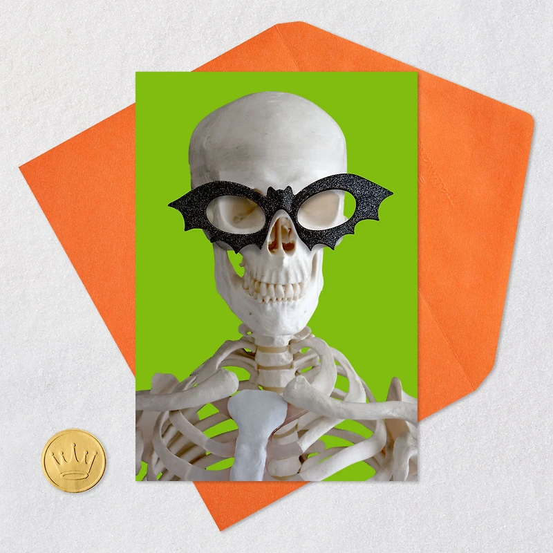 Dead Serious Skeleton Funny Halloween Card for only USD 2.00 | Hallmark