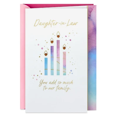We're Lucky to Call You Family Birthday Card for Daughter-in-Law for only USD 6.59 | Hallmark