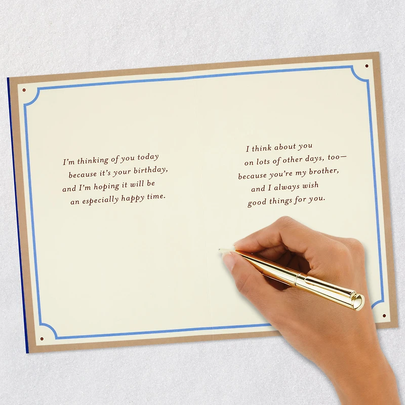 Wishing Good Things for You Birthday Card for Brother for only USD 6.59 | Hallmark