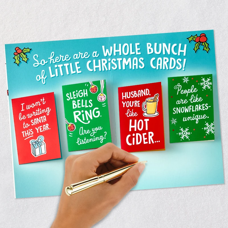I Love You in So Many Ways Funny Christmas Card for Husband With Mini Cards for only USD 6.59 | Hallmark