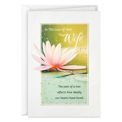 Depth of Your Love Religious Sympathy Card for Loss of Wife for only USD 5.59 | Hallmark