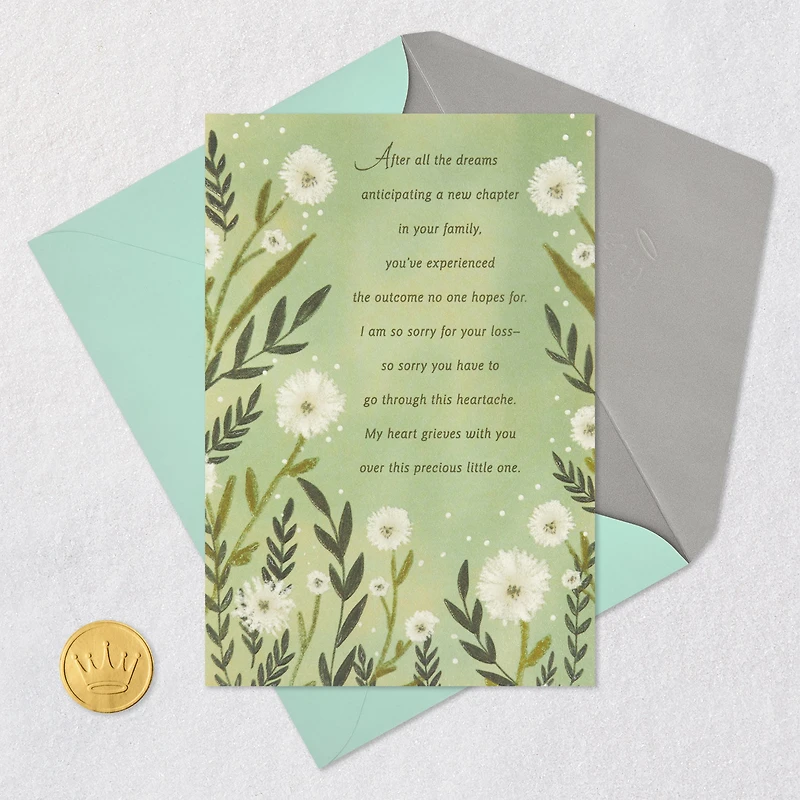 My Heart Grieves With You Religious Sympathy Card for Loss of Baby for only USD 3.99 | Hallmark