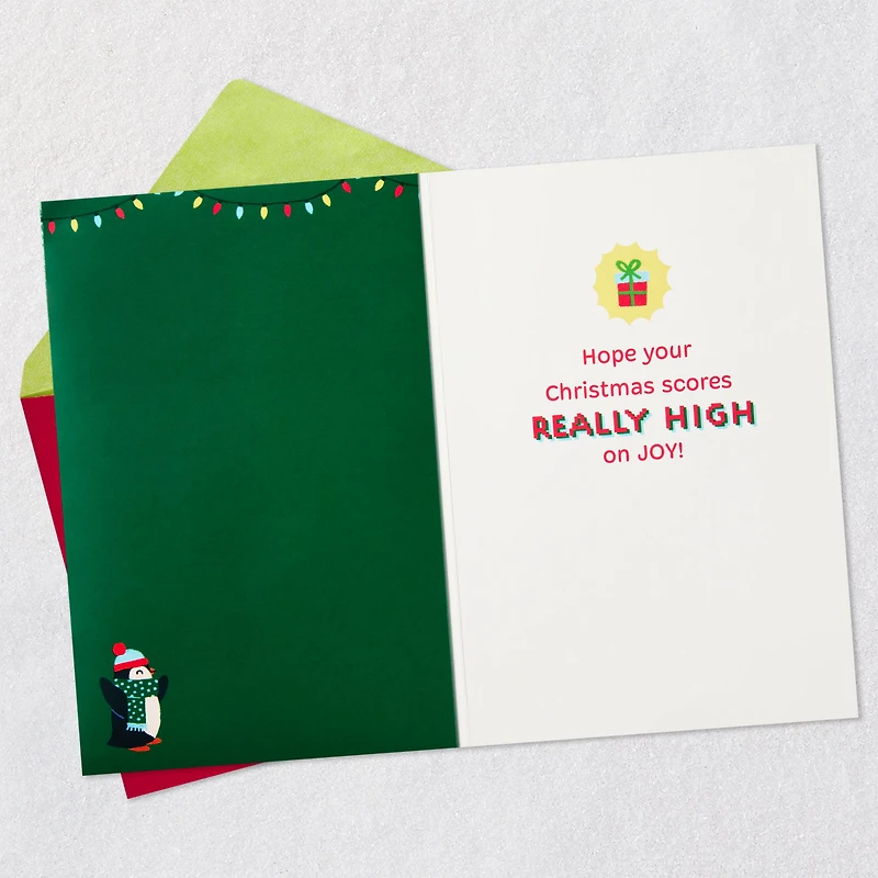 Santa and Friends at Video Arcade Musical Christmas Card for Kids for only USD 8.59 | Hallmark