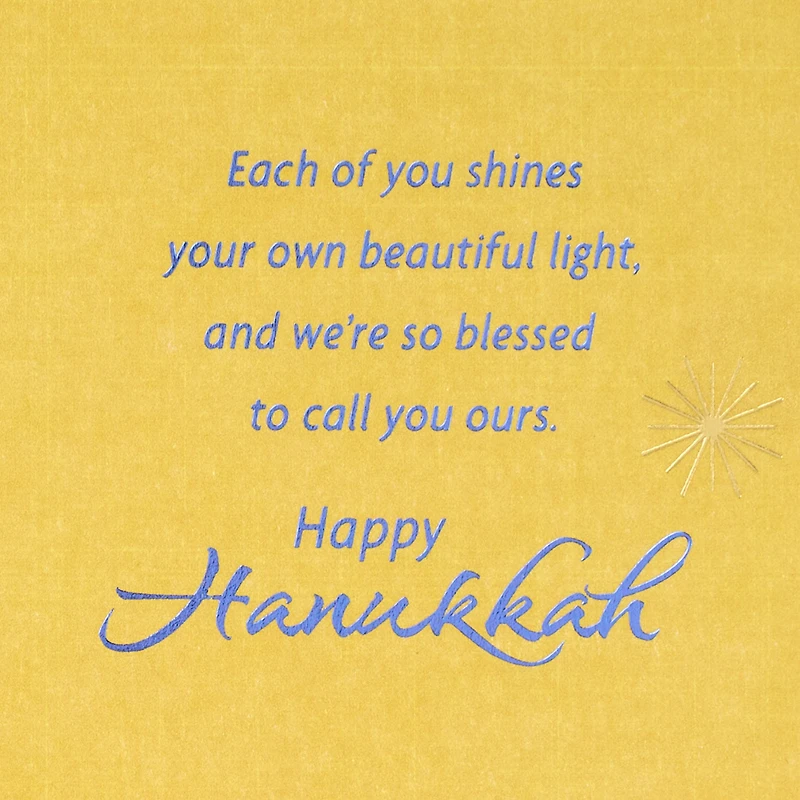 So Blessed to Call You Ours Hanukkah Card for Son and Family for only USD 4.59 | Hallmark