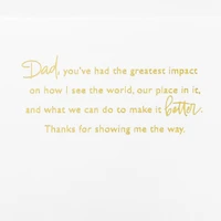 Thanks for Showing Me the Way Father's Day Card for Dad for only USD 4.99 | Hallmark