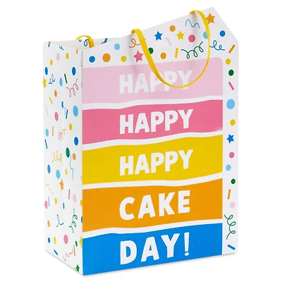 9.6" Happy Cake Day Medium Birthday Gift Bag for only USD 3.99 | Hallmark