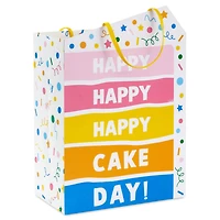 9.6" Happy Cake Day Medium Birthday Gift Bag for only USD 3.99 | Hallmark