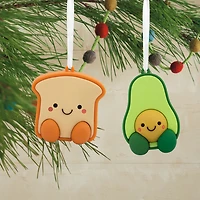 Better Together Avocado and Toast Magnetic Hallmark Ornaments, Set of 2 for only USD 11.49 | Hallmark
