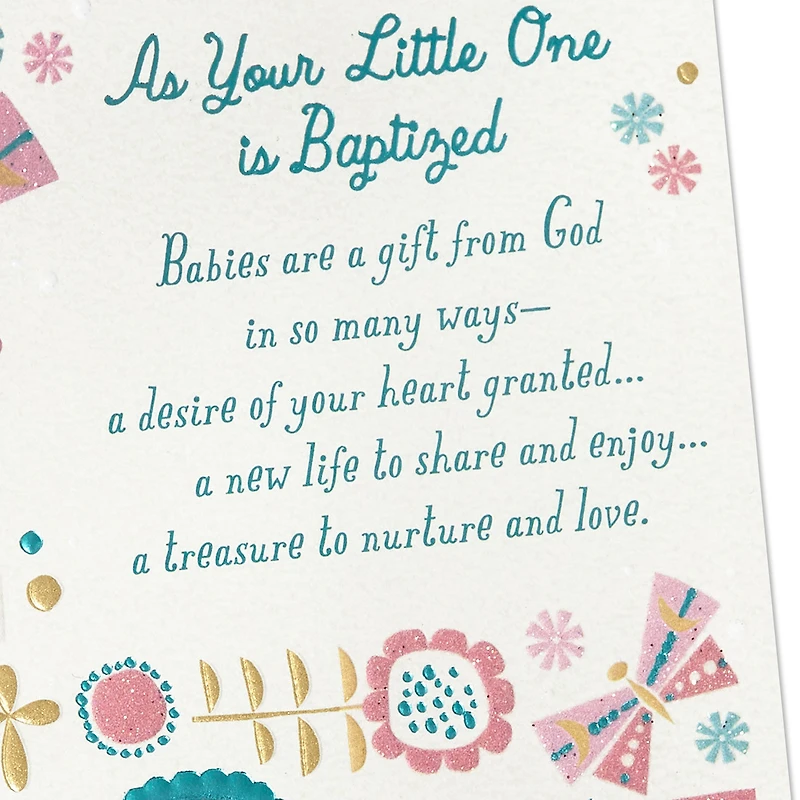 A Treasure to Nurture and Love Baptism Card for Girl for only USD 5.59 | Hallmark
