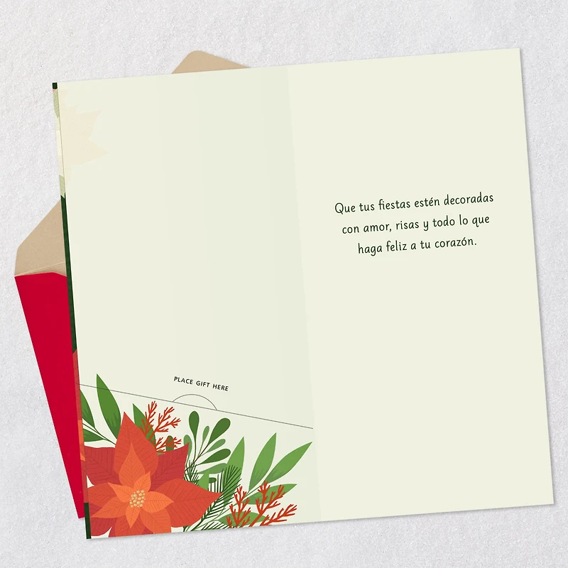 Love, Laughter and Happiness Spanish-Language Money Holder Christmas Card for only USD 2.99 | Hallmark