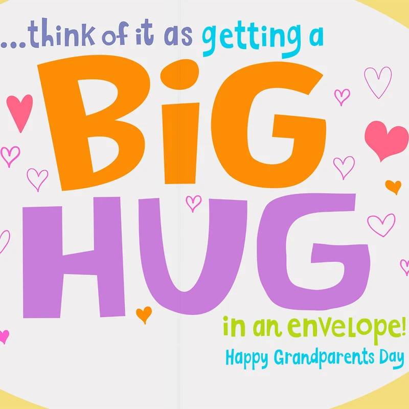 A Big Hug in an Envelope Grandparents Day Card for Great-Grandpa for only USD 2.00 | Hallmark