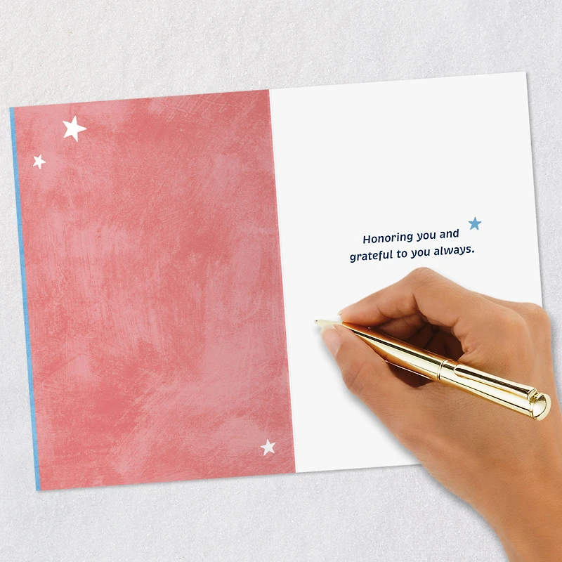 Proud and Grateful American Flag and Stars Thank-You Card for only USD 2.99 | Hallmark