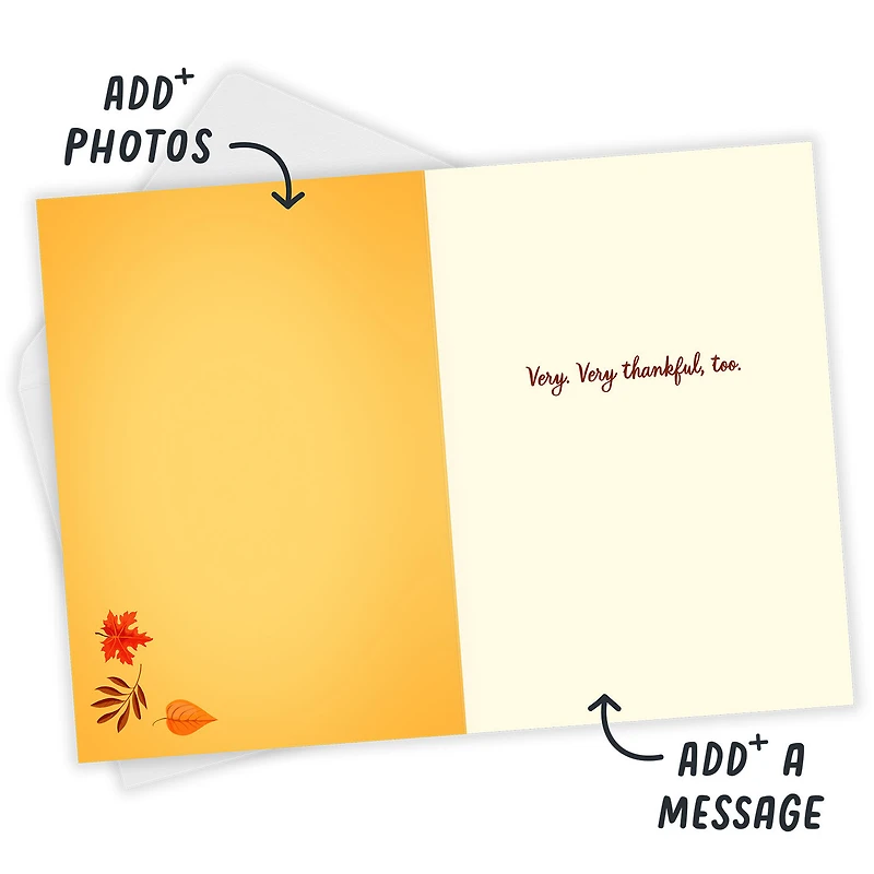Lucky Family Photo Collage Custom Thanksgiving Card for only USD 4.99 | Hallmark