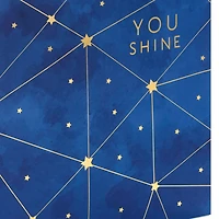 9.6" Gold Stars on Navy You Shine Medium Gift Bag for only USD 4.49 | Hallmark