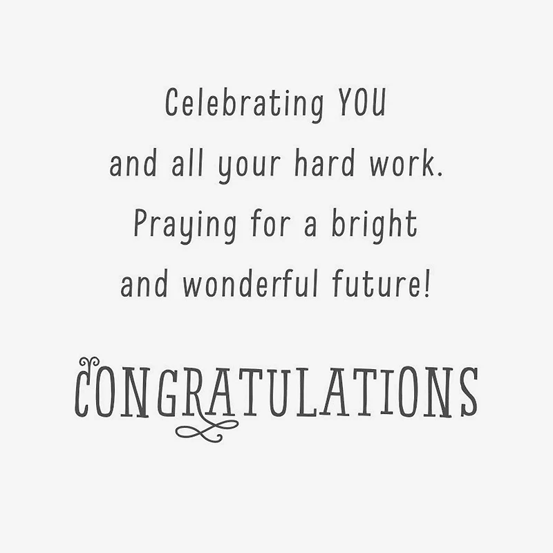 Blessings and Bright Future Graduation Cards, Pack of 6 for only USD 6.99 | Hallmark