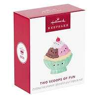 Mini Two Scoops of Fun Ornament, 0.75" for only USD 12.99 | Hallmark