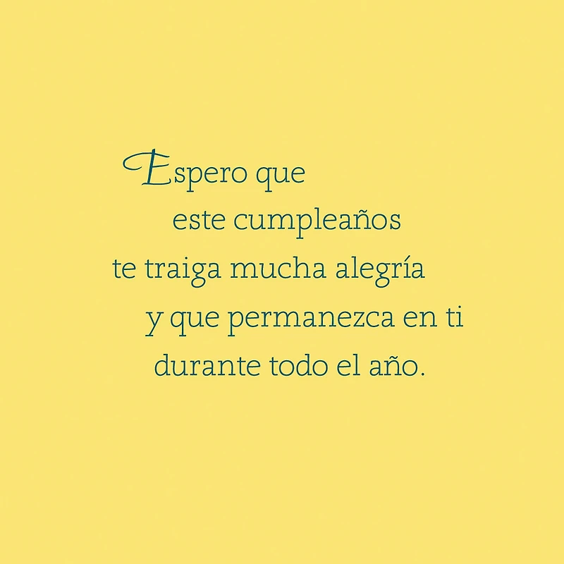 Best Wishes Spanish-Language Birthday Card for only USD 0.99 | Hallmark