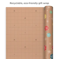 Bright and Bold Kraft 3-Pack Christmas Wrapping Paper, 90 sq. ft. for only USD 16.99 | Hallmark