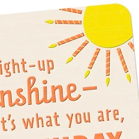 Straight-Up Sunshine Birthday Card for Her for only USD 2.99 | Hallmark
