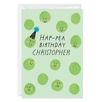 Hap-pea Day Funny Custom Birthday Card for only USD 4.99 | Hallmark