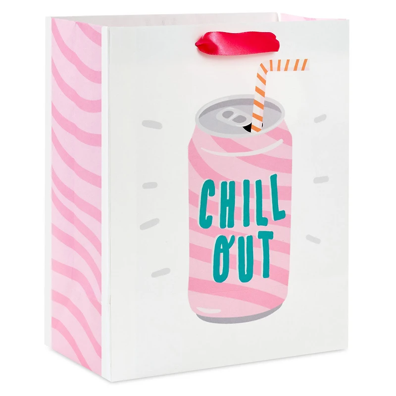 9.6" "Chill Out" Soda Can and Straw Medium Gift Bag for only USD 3.49 | Hallmark