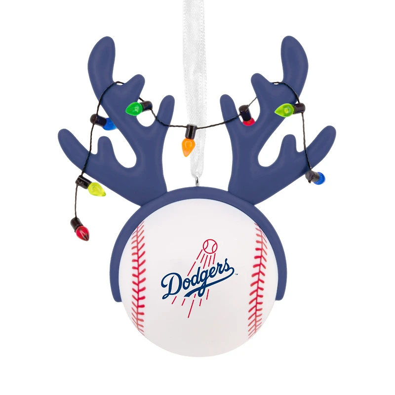 MLB Los Angeles Dodgers™ Reindeer Baseball Hallmark Ornament for only USD 12.99 | Hallmark
