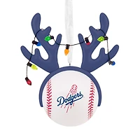 MLB Los Angeles Dodgers™ Reindeer Baseball Hallmark Ornament for only USD 12.99 | Hallmark
