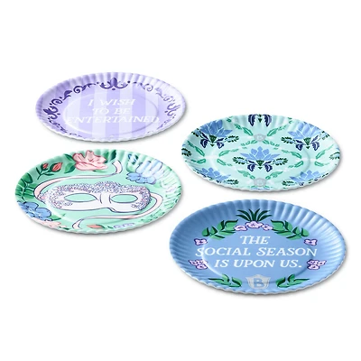 Bridgerton Appetizer Plates, Set of 4 for only USD 24.99 | Hallmark