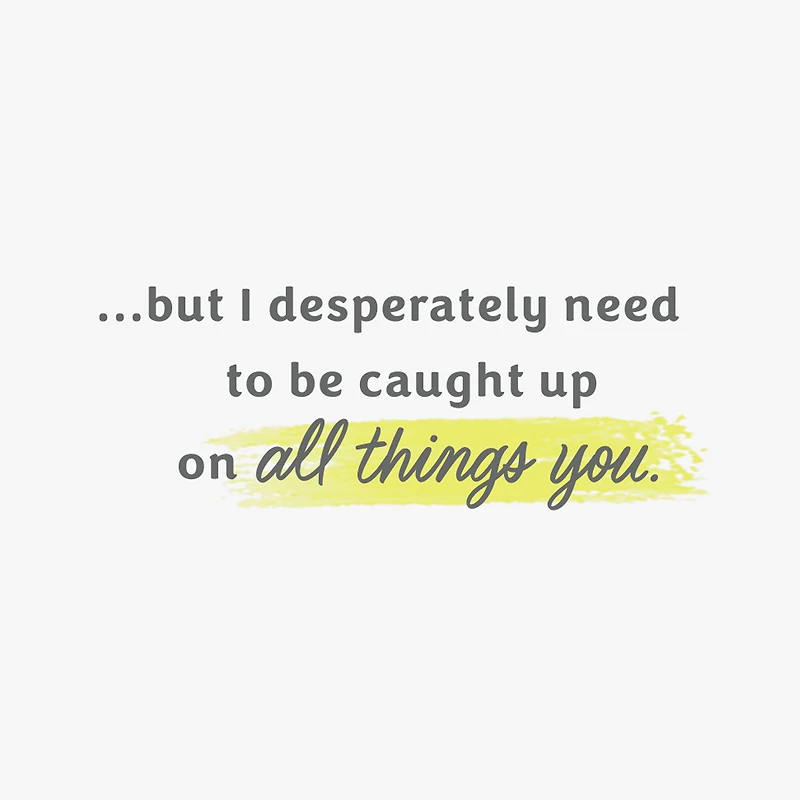 Just Wanted to Catch Up Thinking of You Card for only USD 2.99 | Hallmark