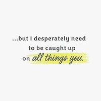 Just Wanted to Catch Up Thinking of You Card for only USD 2.99 | Hallmark